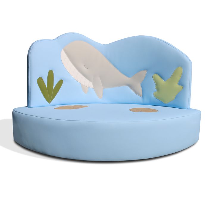 Kindersofa Wal, SH 27/38 cm, 3 Bezug-Varianten